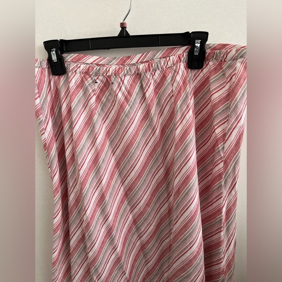 Lane Bryant Pink Striped A-Line Maxi Skirt - Picture 4 of 12